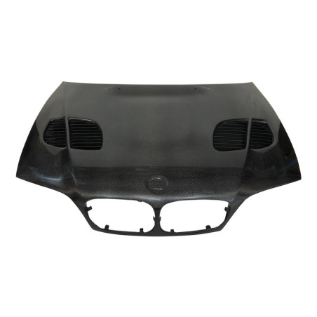Capot Carbone BMW E46 '02-06 2P. Look M3 GTR C T