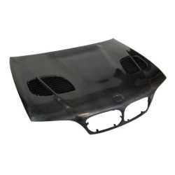 Capot Carbone BMW E46 '02-06 2P. Look M3 GTR C T