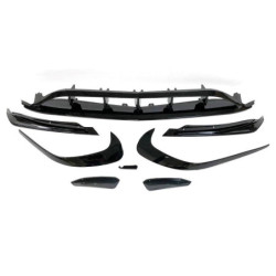 Déflecteur Avant Mercedes W176 16-18 Look AMG A45 Noir brillant