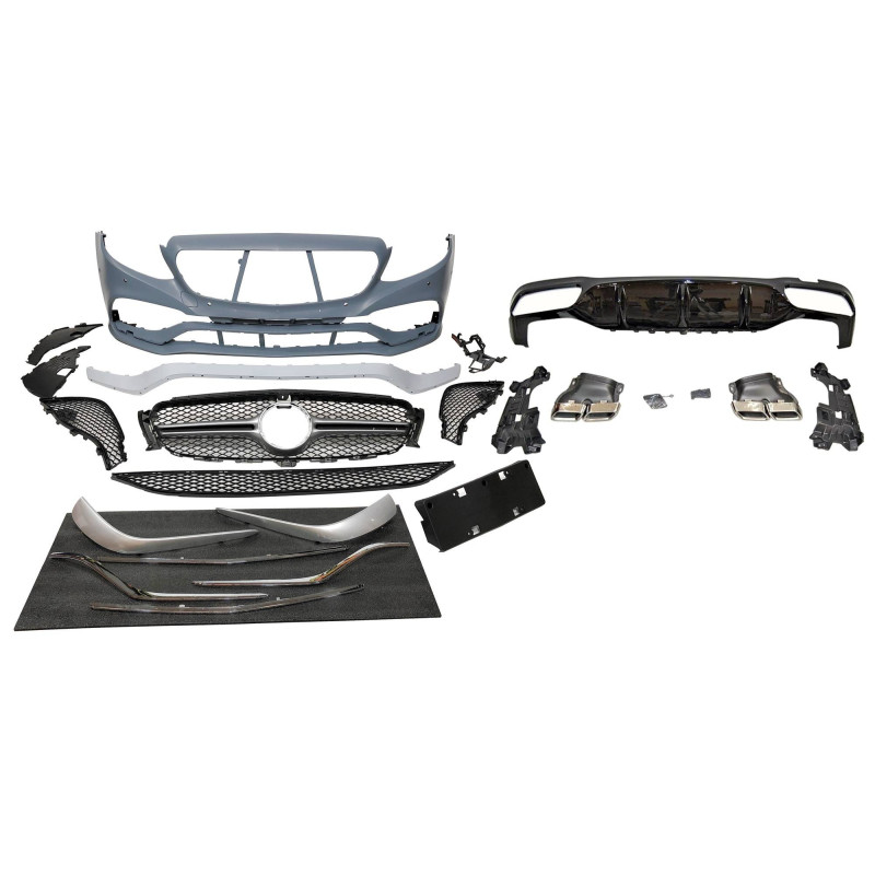 Kit De Carrosserie Mercedes W213 4p Estate 2016-2019 look AMG E63