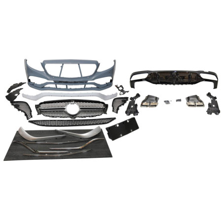 Kit De Carrosserie Mercedes W213 4p Estate 2016-2019 look AMG E63