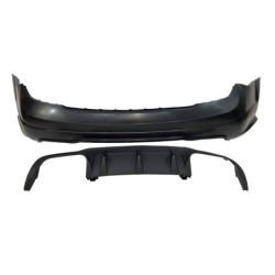 Pare-Choc Arrière Mercedes W204 2 4 Portes Look AMG 11-13