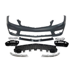 Kit De Carrosserie Mercedes W204 4P 2007-2013 look AMG C63 Calandre