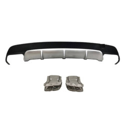 Diffuseur Arrière Mercedes CLA W117 2013-2018 4P SW Look A45 ABS