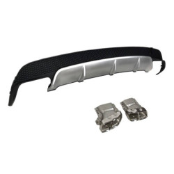 Diffuseur Arrière Mercedes CLA W117 2013-2018 4P SW Look A45 ABS