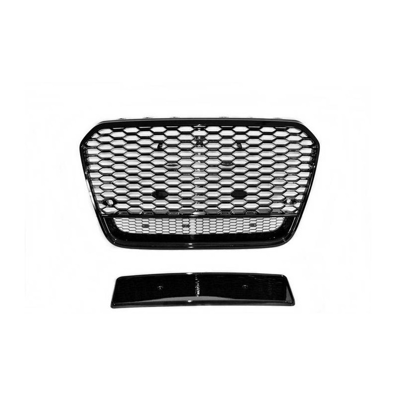 Calandre Audi A6 11-14 Look RS6 Noir II