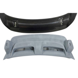 Malle Arrière En Fibre Porsche 911 997 2005-2008 Look GT2 Avec Aileron Carbone