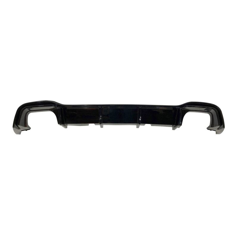 Diffuseur Arrière Volkswagen Golf 8 GTI MAX Noir brillant 2 Sortie double