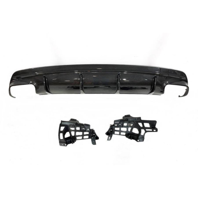 Diffuseur Arrière Mercedes CLA W117 16-18 4P SW Look A45 Carbone