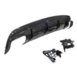 Diffuseur Arrière Mercedes CLA W117 16-18 4P SW Look A45 Carbone