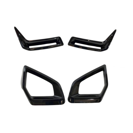 Splitters Avant BMW G05 X5 G18 LCI Noir brillant