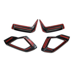 Splitters Avant BMW G05 X5 G18 LCI Noir brillant