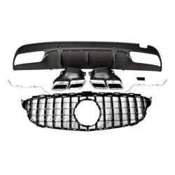 Kit De Carrosserie Mercedes W205 2014-2018 4P SW Look C63