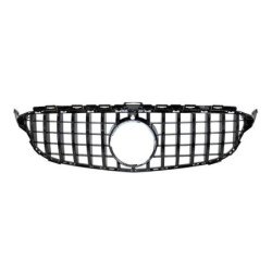 Calandre Mercedes W205 2015-2018 Full Black Caméra