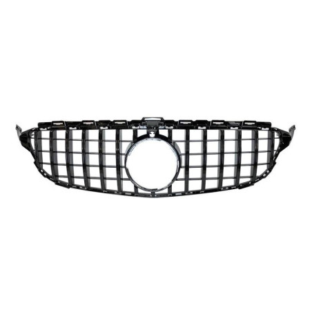 Calandre Mercedes W205 2015-2018 Full Black Caméra