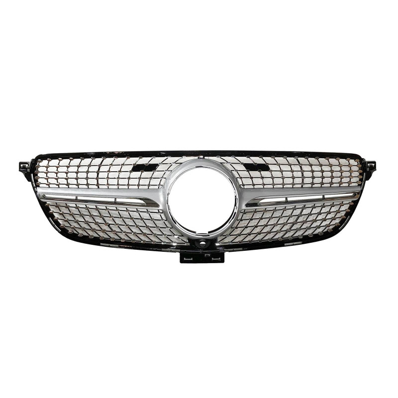 Calandre Mercedes GLE Coupe C292 (2015-2018) GLE W166 SUV (2015-2018) Look Diamond Caméra Chromed