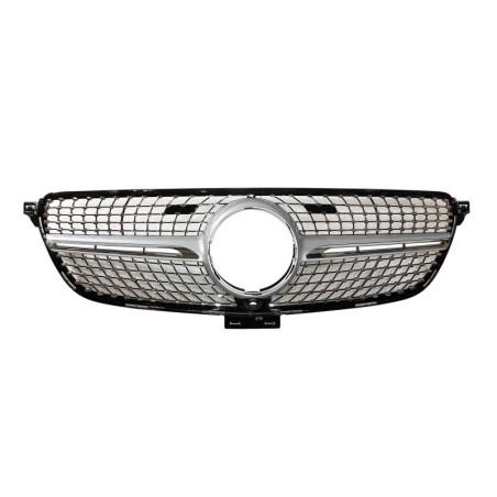 Calandre Mercedes GLE Coupe C292 (2015-2018) GLE W166 SUV (2015-2018) Look Diamond Caméra Chromed