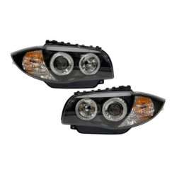 Phare Avant Yeux D'Ange BMW E87 E81 E88 E82 04-11 Noir