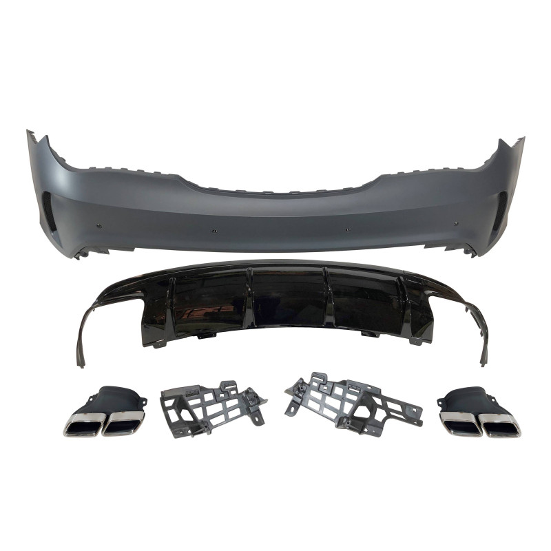Pare-Choc Arièrre Mercedes W117 2013-2018 LCI 4P SW Look AMG A45