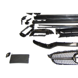 Kit De Carrosserie Mercedes W205 4P 2014-2021 Look C63 2019 Diamond