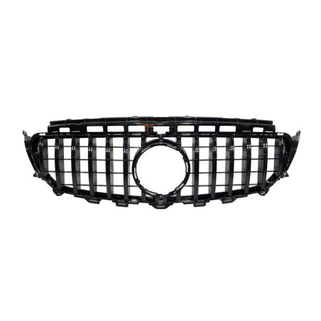 Calandre Mercedes W213 C238 Look GT Full Black Caméra