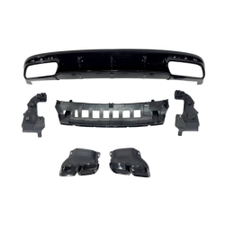 Diffuseur Arrière Mercedes C217 Coupe 2014-2020 Look Facelift S63