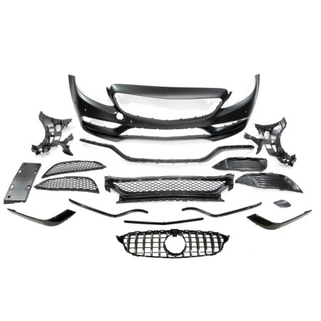 Pare - Choc Avant Mercedes W205 2014-2018 2P 4P SW look AMG C63