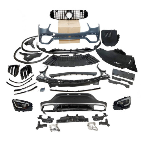 Kit De Carrosserie Mercedes GLC X253 COUPE 2016-2019 Look 2020 GLC63