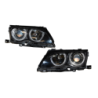 Set De Phares Avant Angel Eyes BMW E46 2002-2005 4-Porte Noir