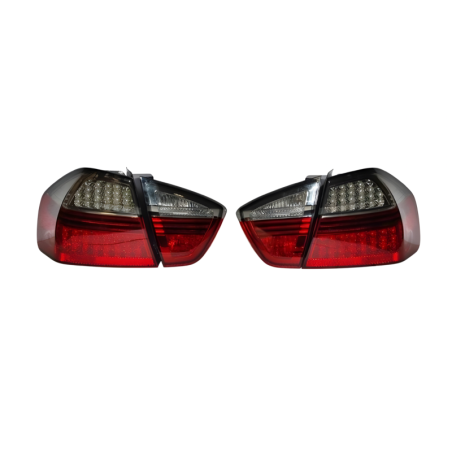 Feux Arrières BMW E90 05 4P Led Rouge Fumé
