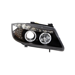 Phare Avant Lumière De Jour BMW E90 05-08 Noir Led Intermittent