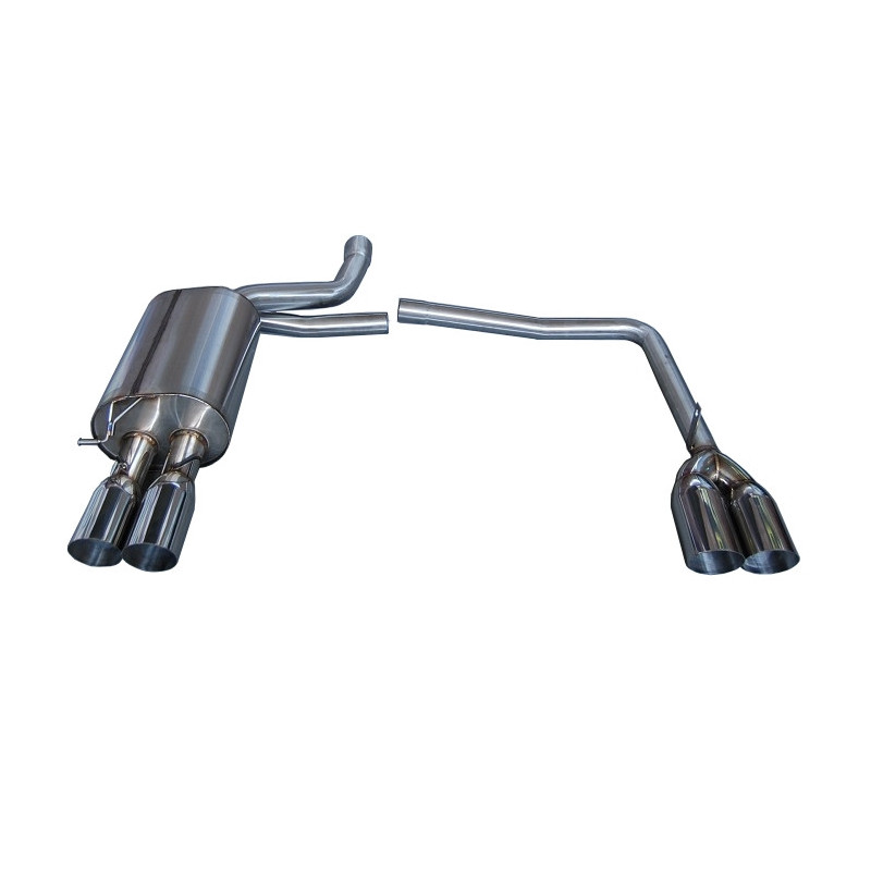 Echappement BMW E60 M5 Round Slant Tip