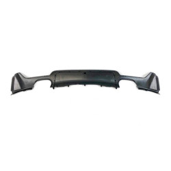 Diffuseur Arrière BMW F32 F33 F36 Look M Performance 2 Sorties Double Noir brillant