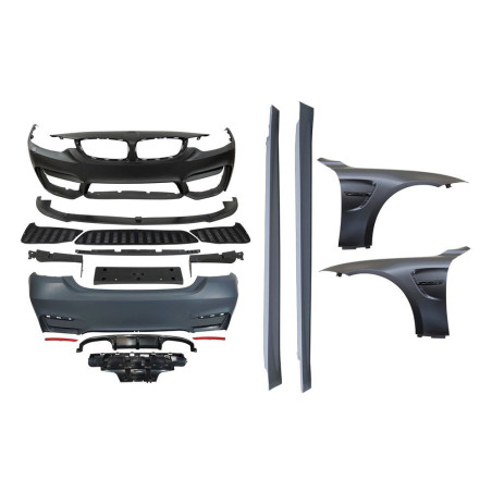 Kit De Carrosserie BMW F36 Look M4 Ailettes