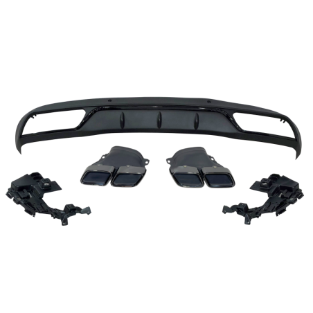 Déflecteur Arrière Mercedes W205 2014-2018 4P SW Look C63 ABS