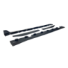 Jupes Ford Mustang 2015-2020 Look GT500 II Noir mat