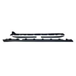 Jupes Ford Mustang 2015-2020 Look GT500 II Noir mat