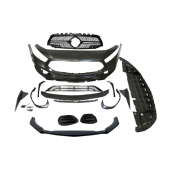 Pare - Choc Avant Mercedes W177 V177 Look A45 S Diamond II Déflecteur Avant