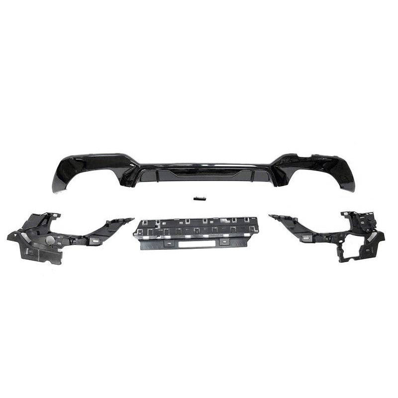 Diffuseur Arrière BMW G20 G21 340 Look M Performance Noir brillant