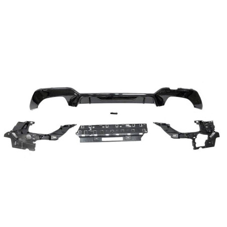 Diffuseur Arrière BMW G20 G21 340 Look M Performance Noir brillant