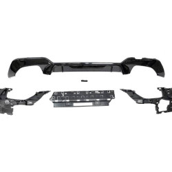 Diffuseur Arrière BMW G20 G21 340 Look M Performance Noir brillant