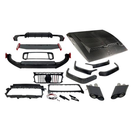 Kit De Carrosserie Mercedes W464 Look Rocket 900 Carbone