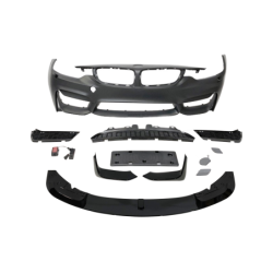 Pare-Choc Avant BMW F32 F33 F36 Look M4 II Lip spoiler