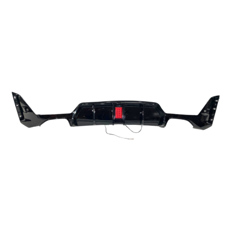 Diffuseur Arrière BMW G20 G21 LCI 2023+ Look Competition Noir brillant Feu stop à led