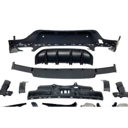 Diffuseur Arrière Mercedes GLC X253 COUPE 2020+ Look GLC63 Black