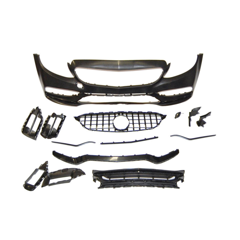 Pare - Choc Avant Mercedes W205 2014-2018 Coupe 4P SW look C63 New