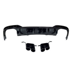 Diffuseur Arrière Audi A4 2020+ Sedan Avant Look RS4 Black