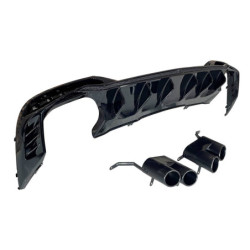 Diffuseur Arrière Audi A4 2020+ Sedan Avant Look RS4 Black