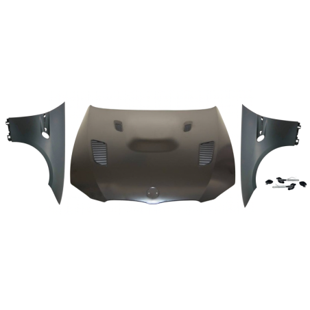 Capot Et Ailettes BMW E92 E93 Look M3 ´06-14 Black Led indicator