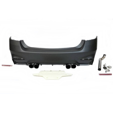 Pare-Choc Arrière BMW F32 F33 F36 Look M4 2 Sorties